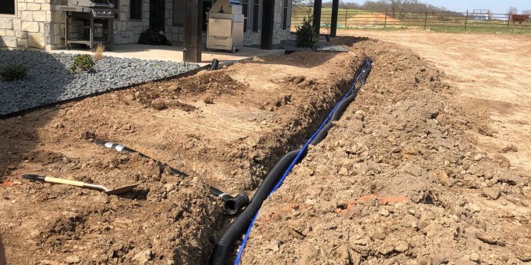 French Drain Installation